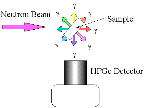 Figure 1. Schematic Representation of PGAA experiment