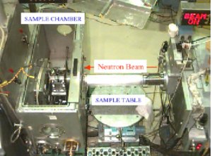 Sample Chamber and Huber Table Picture