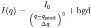 Peak Lorentz Equation 1